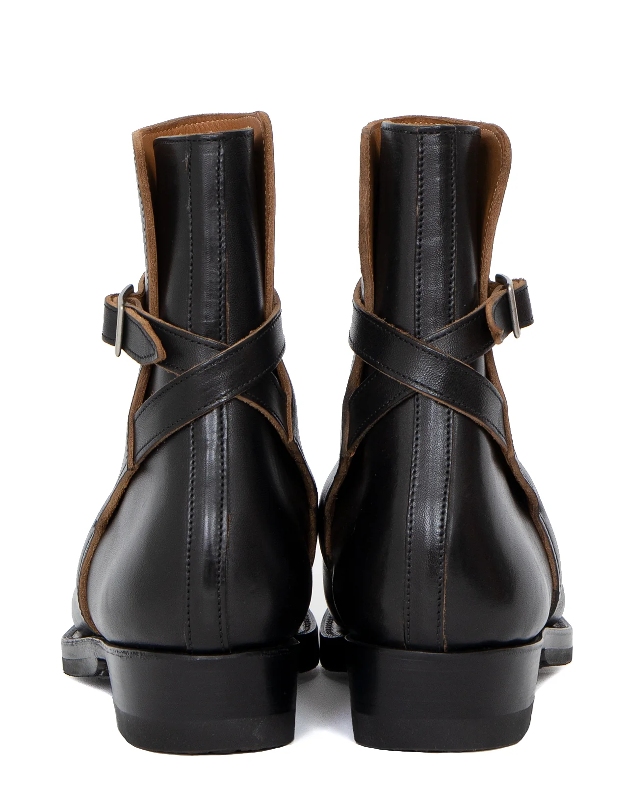 Clinch Jodhpur Boots, CN Last, Horsebutt Overdye Black - Image 3