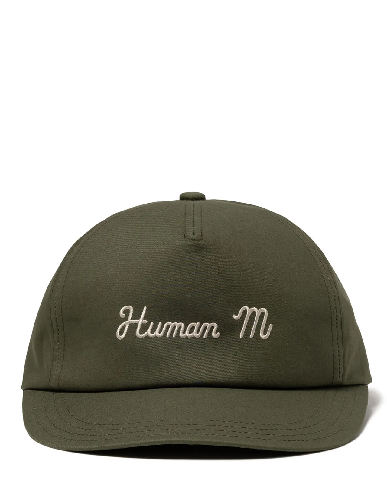Human Made 5 Panel Twill Cap, Olive Drab - Image 3
