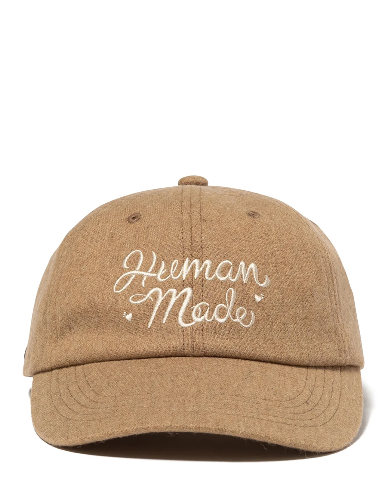 Human Made 6 Panel Wool Cap, Beige - Image 3