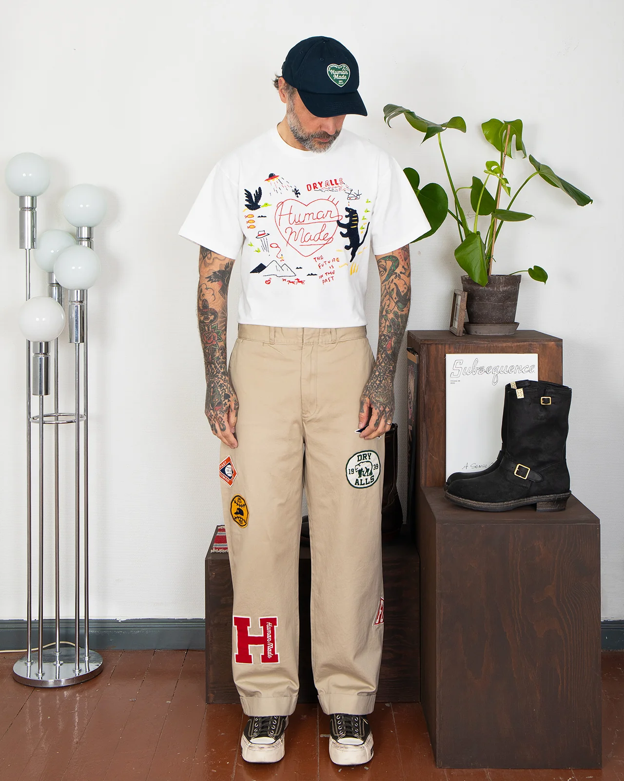 Human Made College Pants, Beige - Image 7