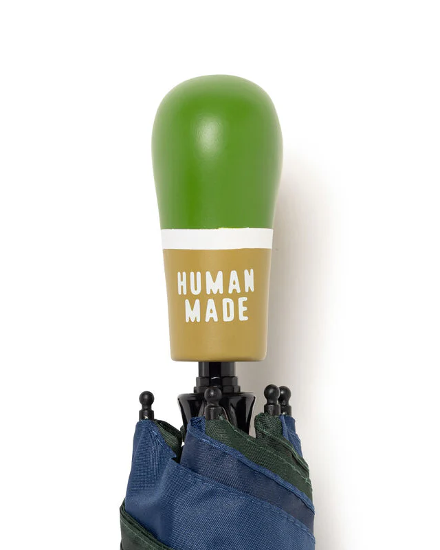 Human Made Duck Compact Umbrella, Navy - Image 3