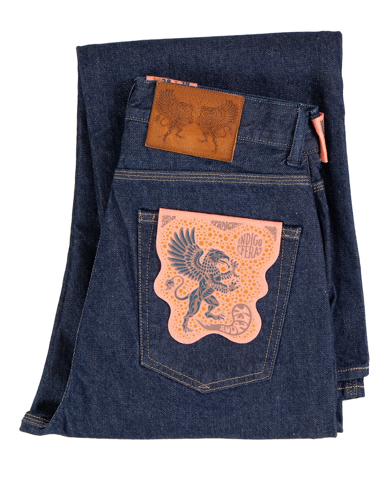 Indigofera Audrey Denim Pants, Soaked - Image 3
