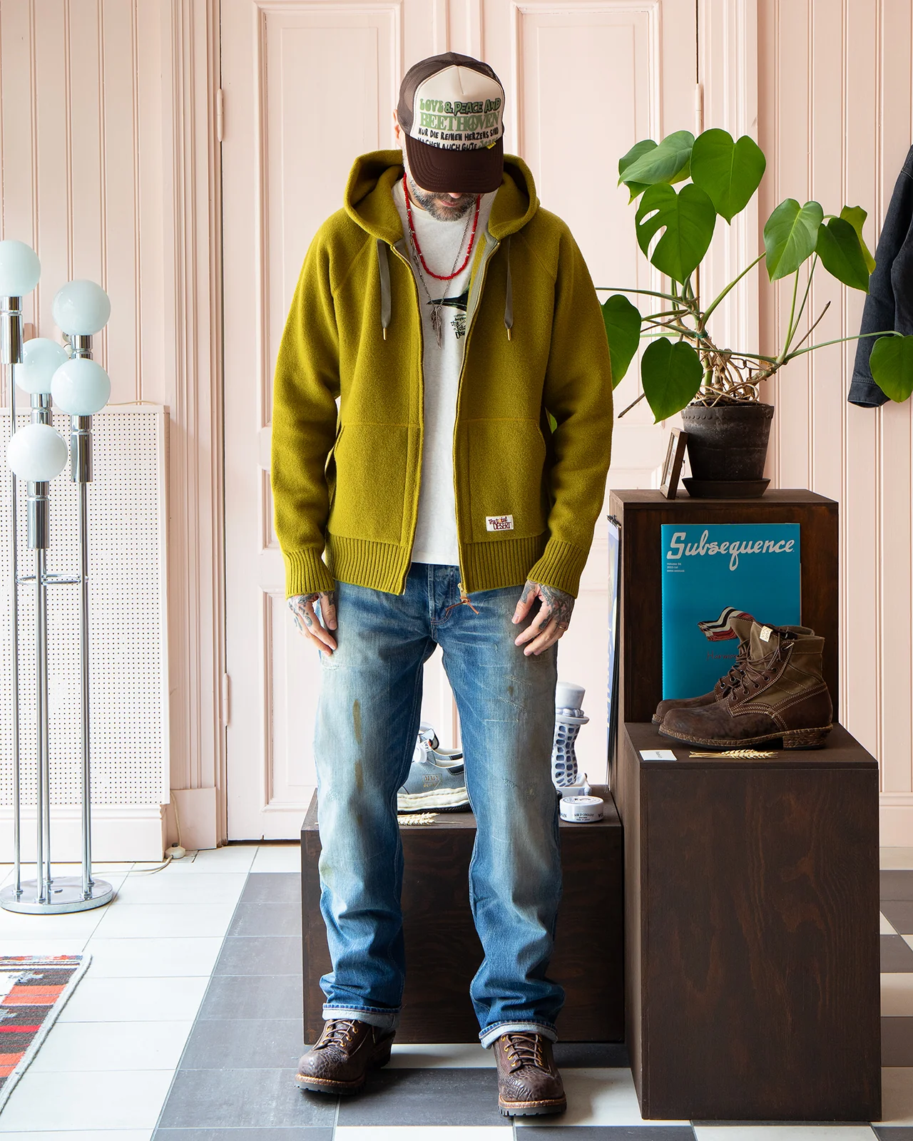 Indigofera Bighorn Wool Hoodie - Image 3