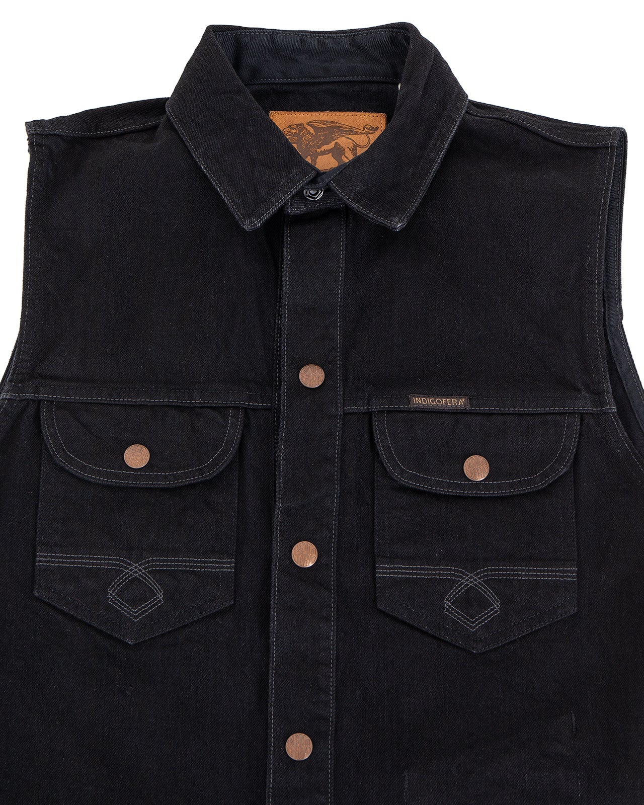 Indigofera Blaze Vest, Gunpowder Rinse - Image 3