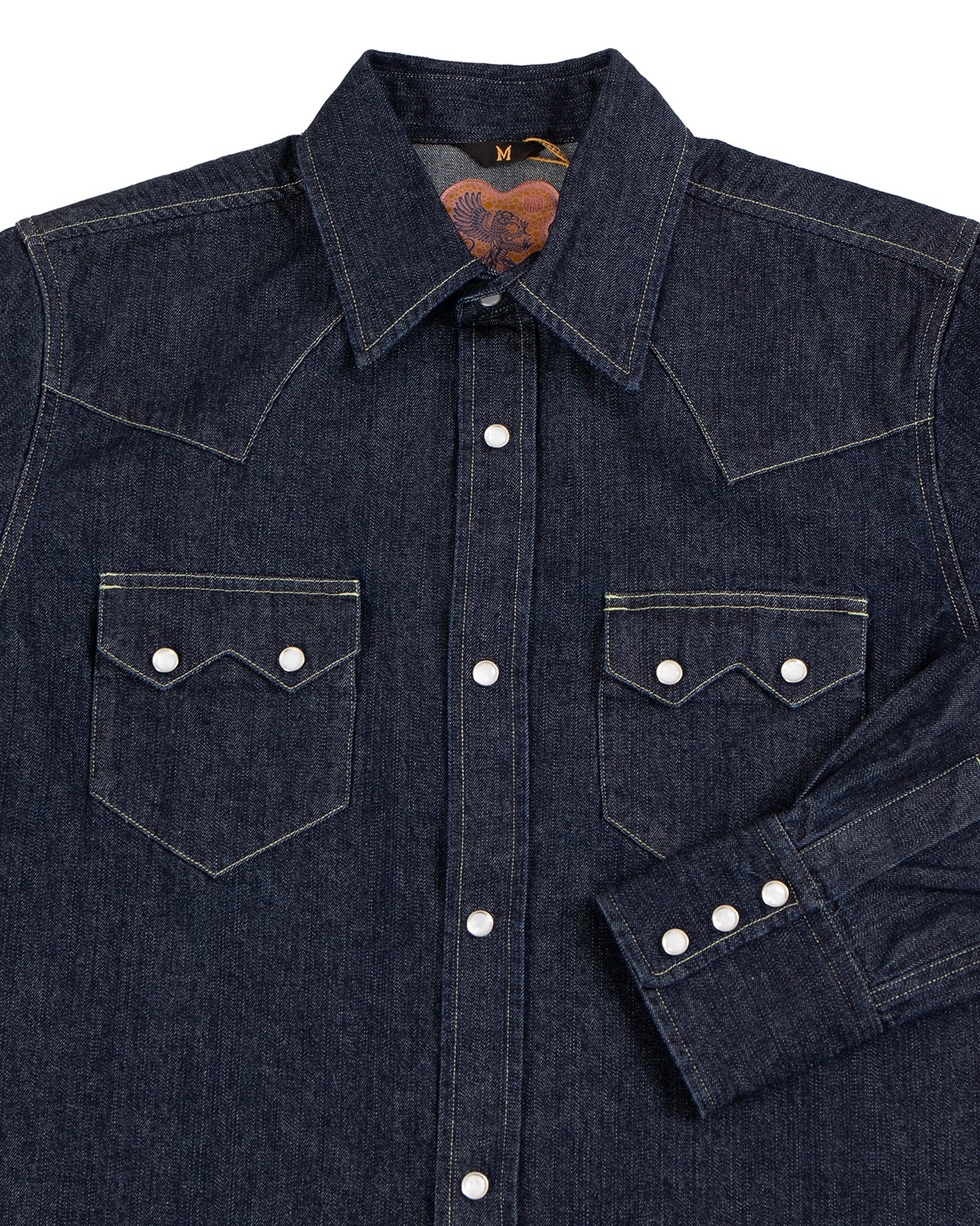 Indigofera Bowman Shirt, 50s Denim, Soaked - Image 3