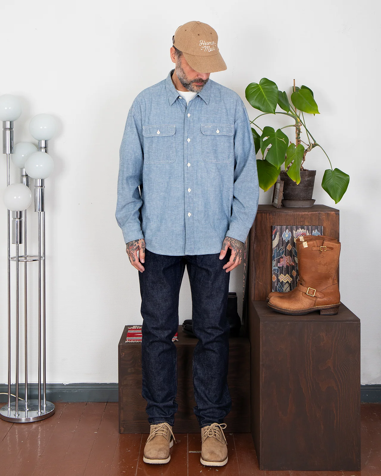 Indigofera Buck Jeans, Shiroyama, Soaked - Image 3