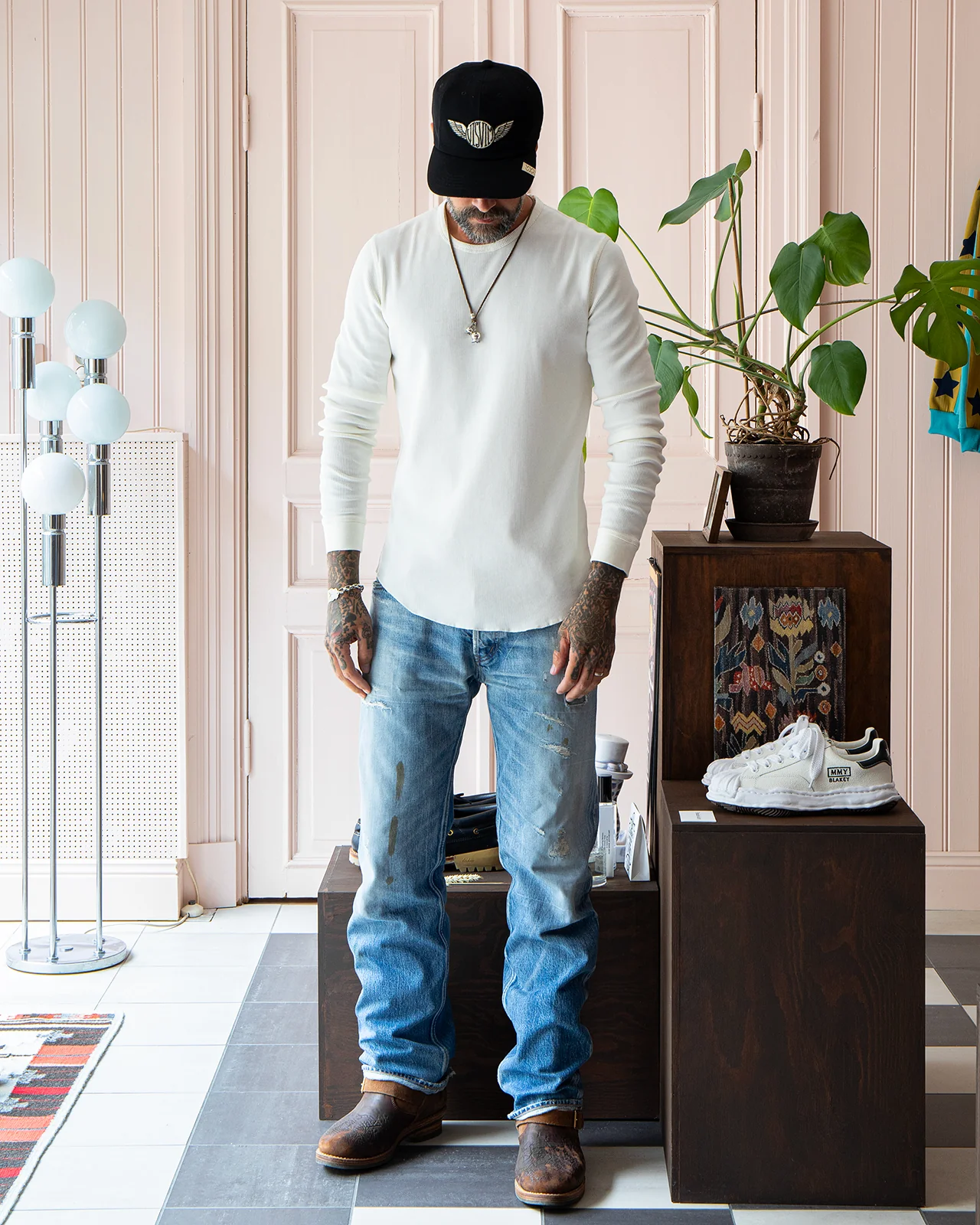 Indigofera Clyde Long Sleeve, Cocatoo White - Image 2