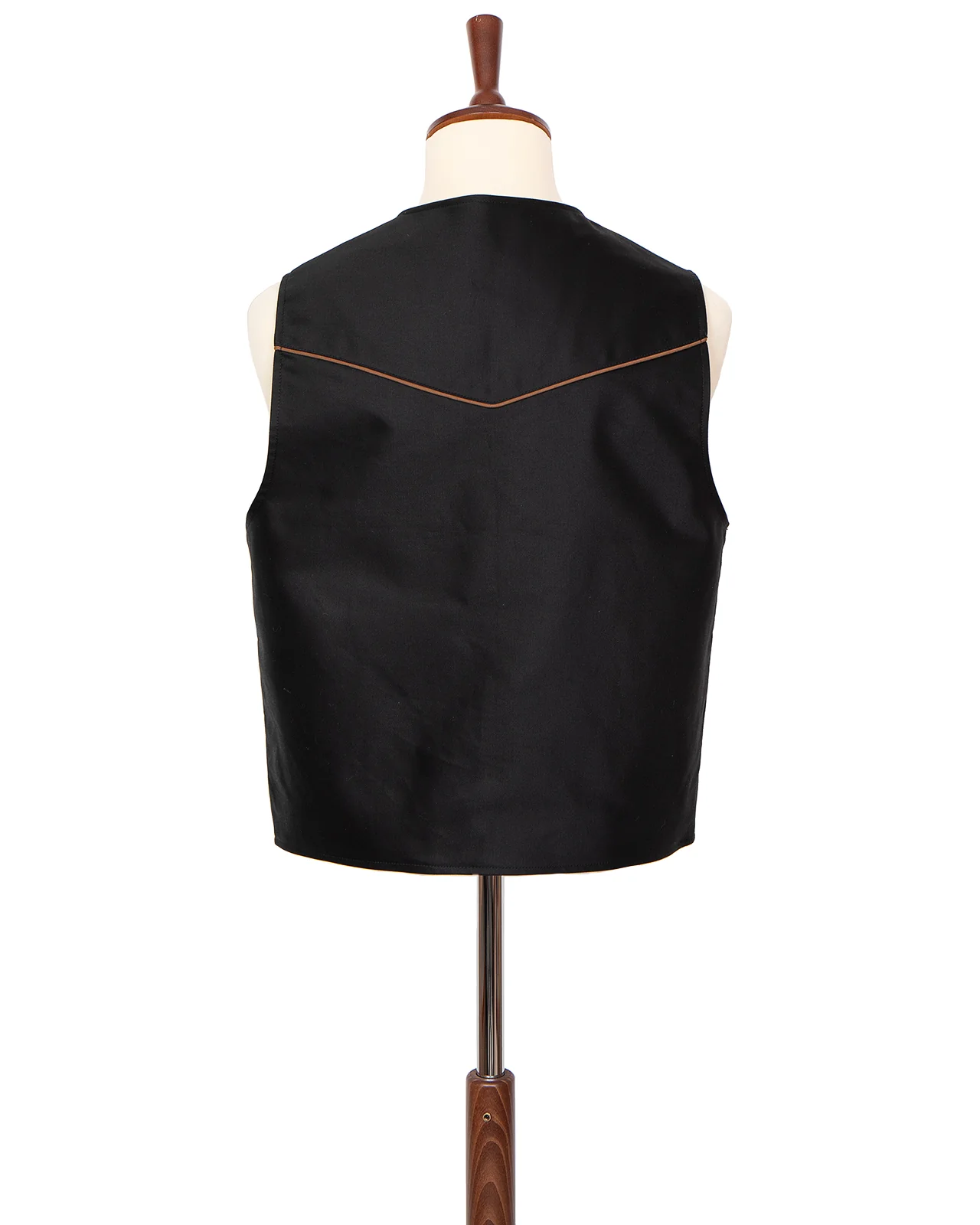 Indigofera Colton Vest, Giza Cotton Moleskin - Image 2