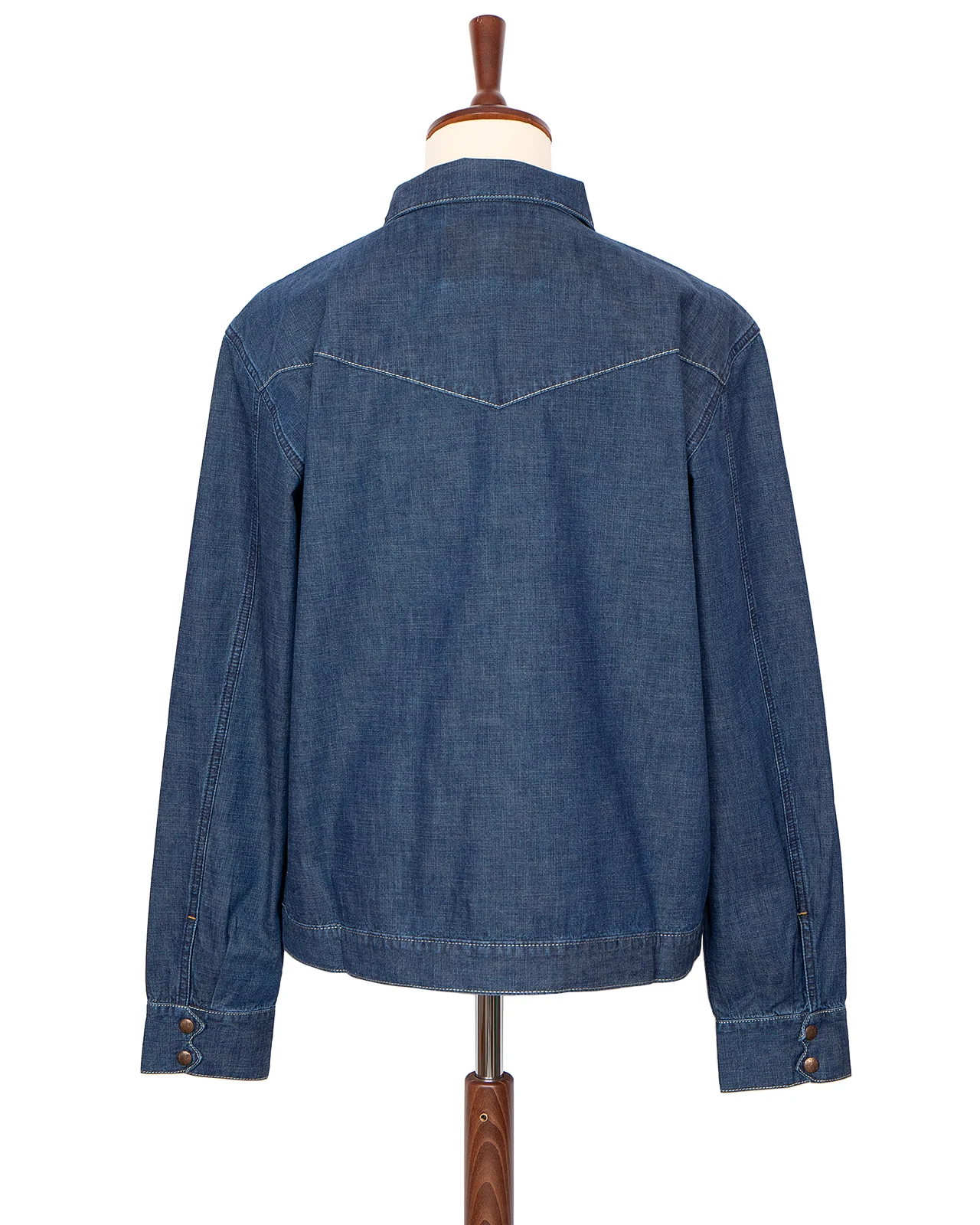 Indigofera Cooper Shirt, Military Chambray - Image 4