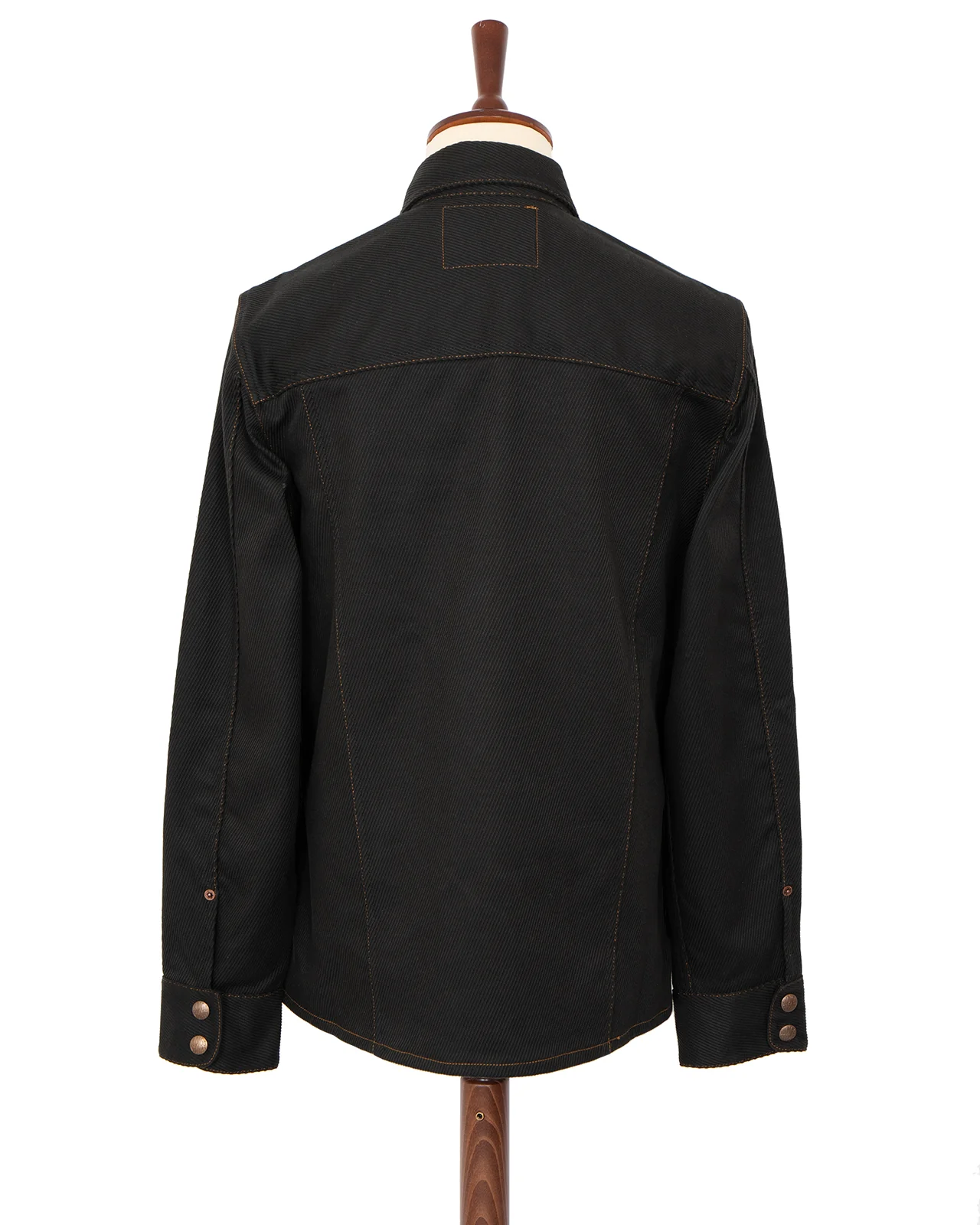 Indigofera Copeland Jacket, Cotton Karsey, Gunmetal - Image 4