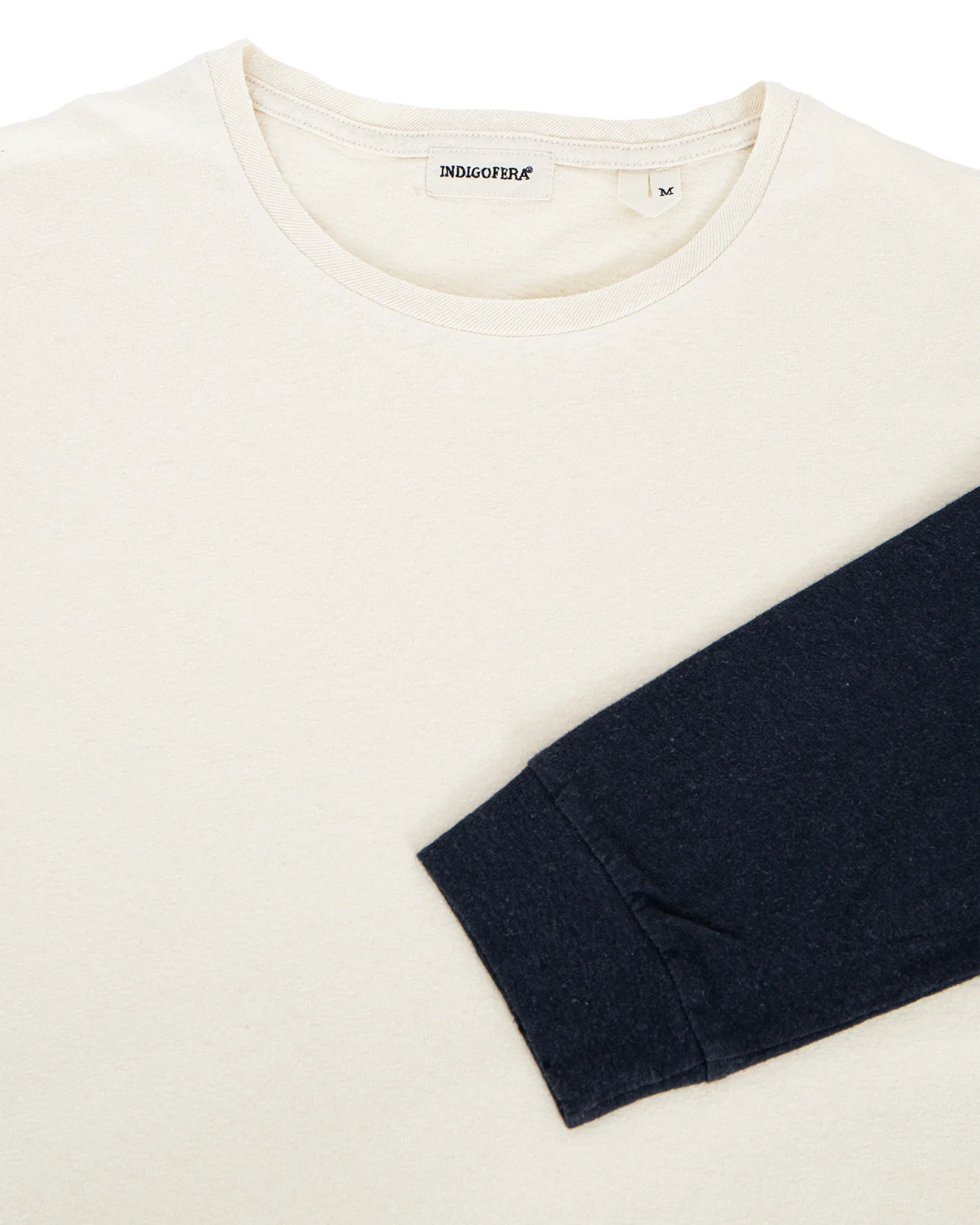 Indigofera Dale Sweater, Vintage White / Marshall Black - Image 3