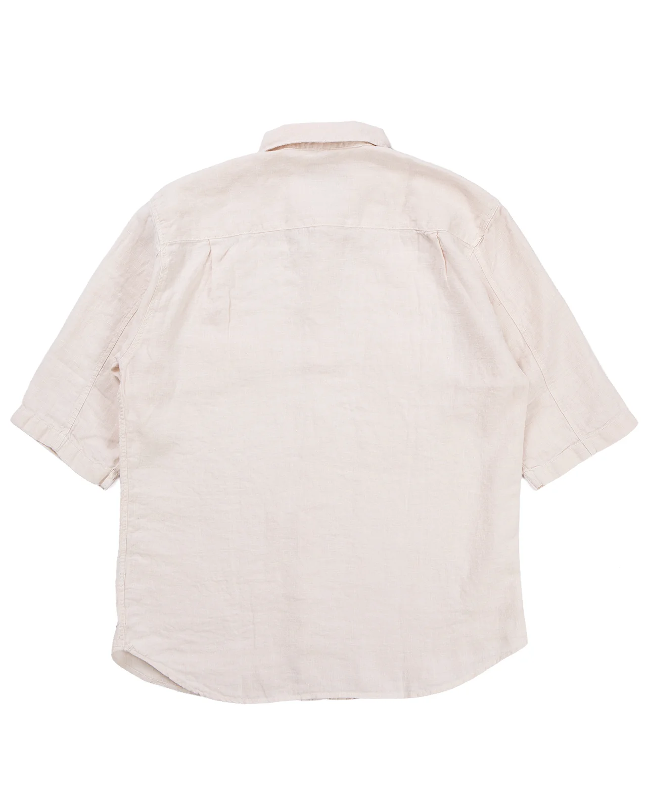 Indigofera Delray Shirt, Linen Canvas, Broken White - Image 2