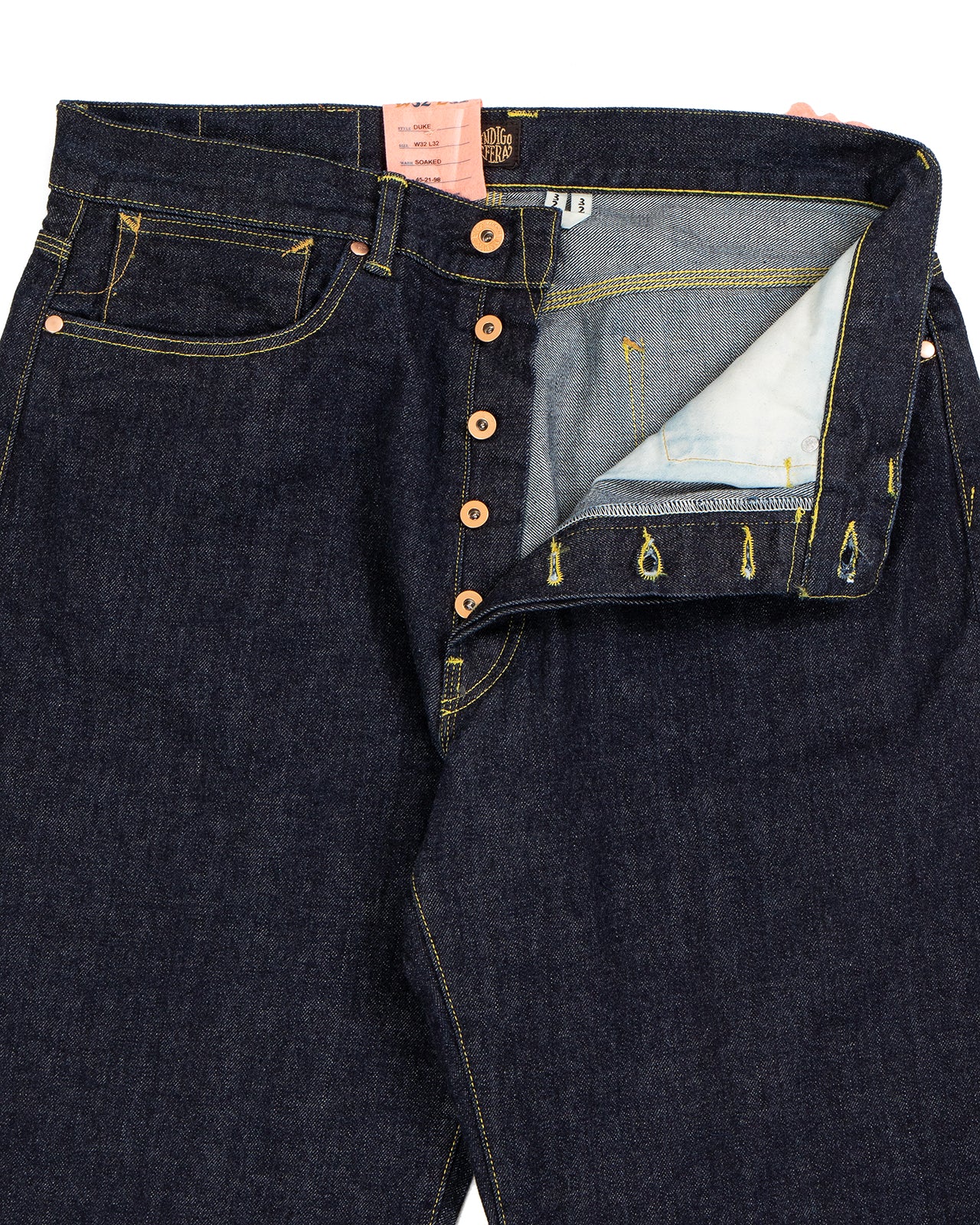 Indigofera Duke Jeans, Overseas Selvage, Soaked - Image 4