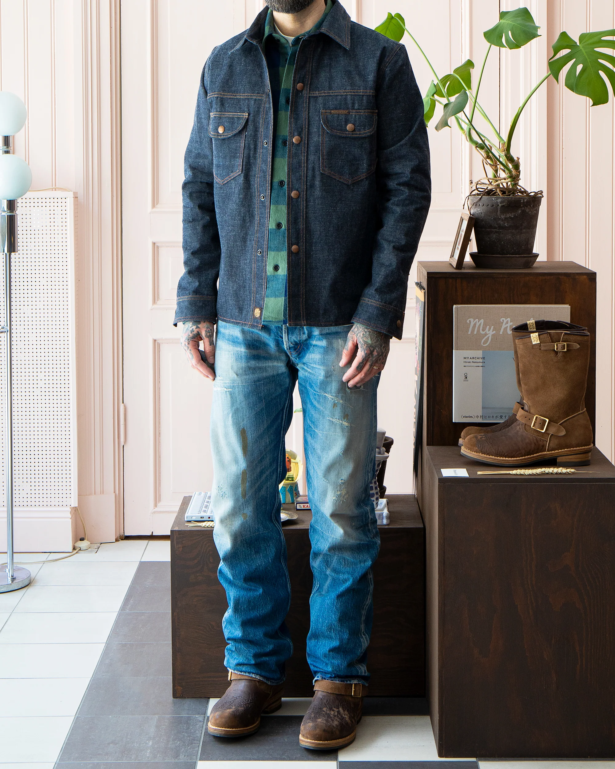 Indigofera Fargo Jacket, Fabric No. 3 S.T.P.F - Image 2