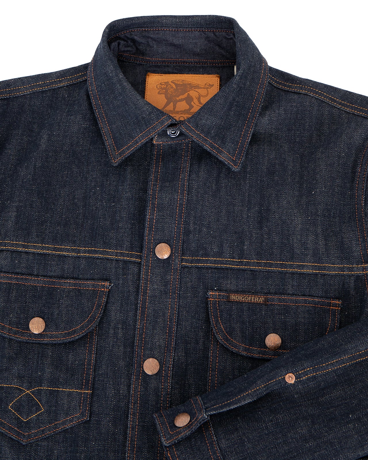 Indigofera Fargo Jacket, Yoshino Natural Indigo - Image 3