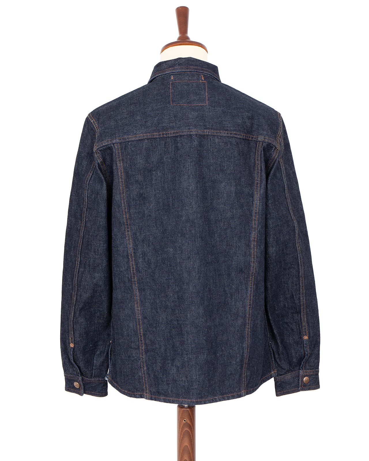 Indigofera Fargo Trucker Jacket, Shiroyama Rinsed - Image 5
