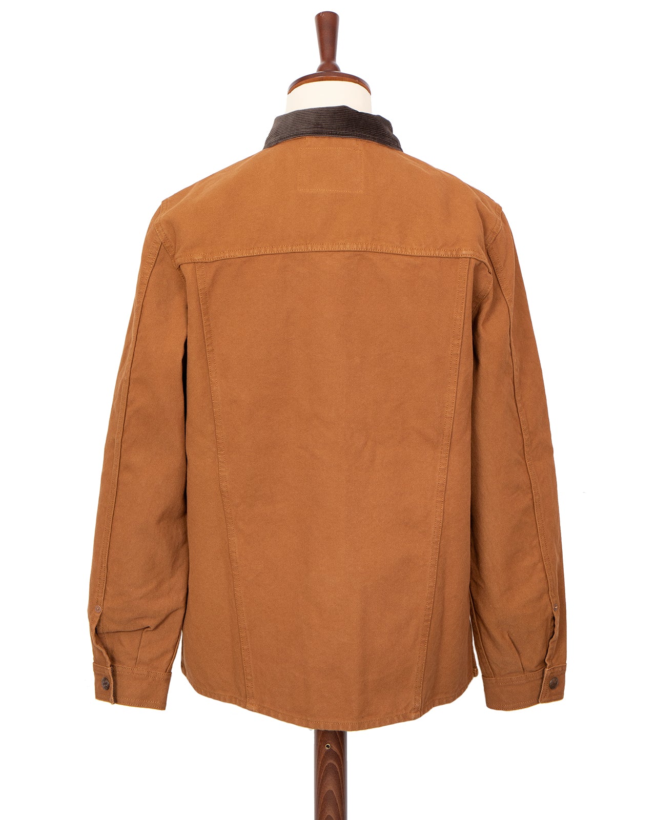 Indigofera Fargo Trucker Jacket, Smithson Canvas, 86 Terracotta - Image 5