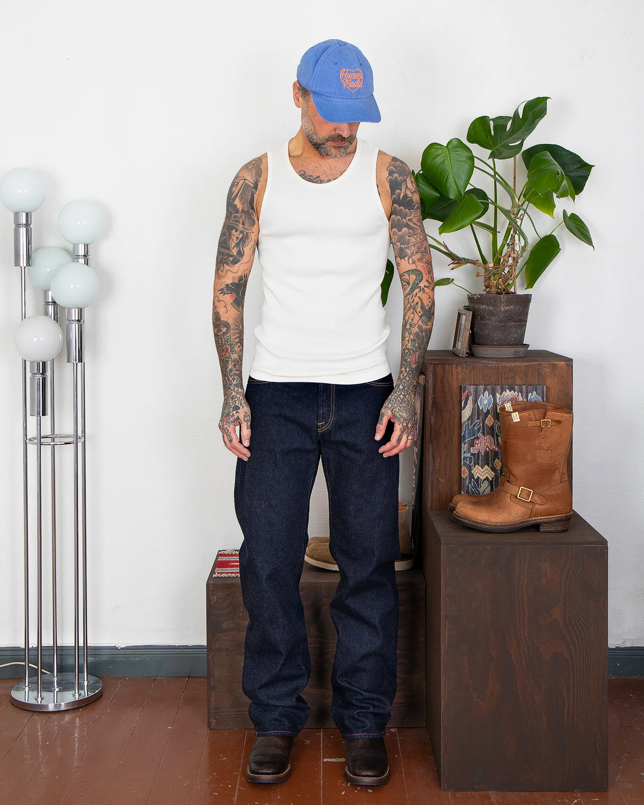 Indigofera Frank Tank Top, Cocatoo White - Image 3
