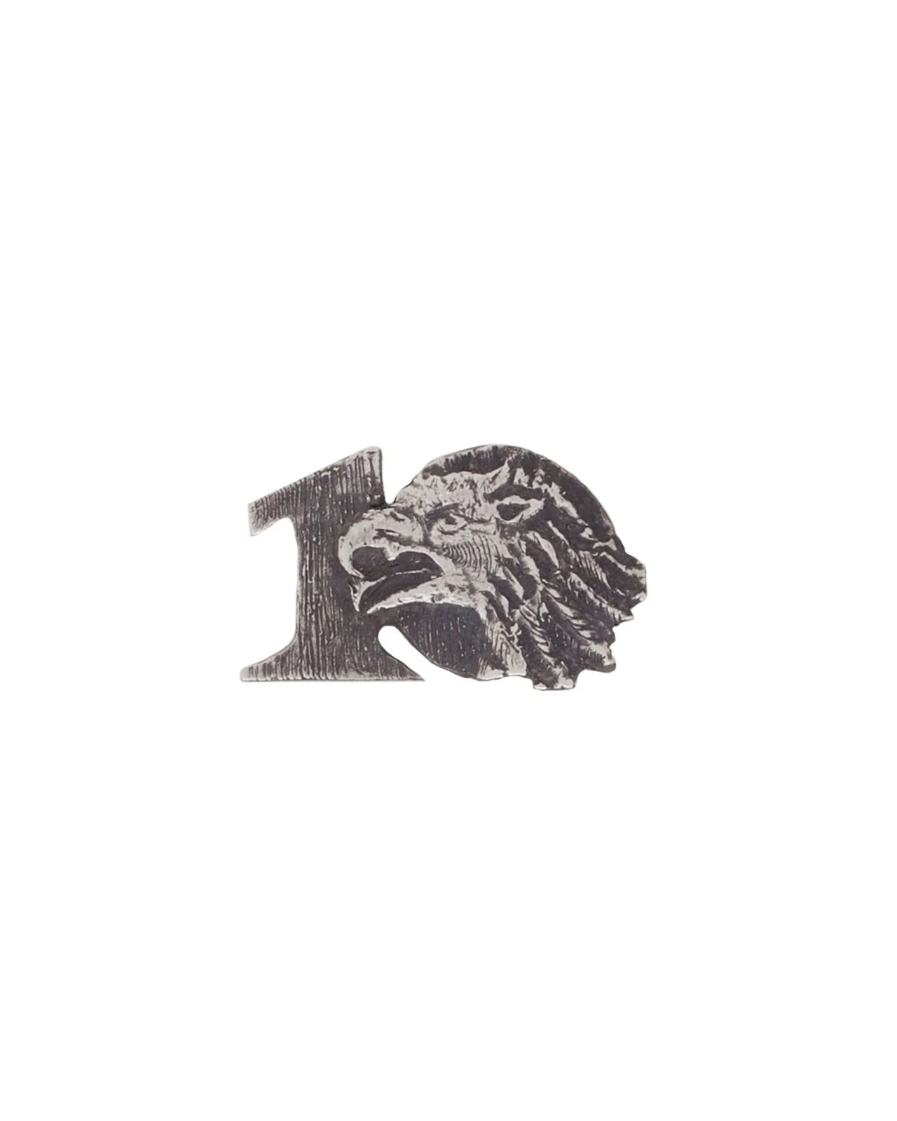 Indigofera Gryphon Silver Pin