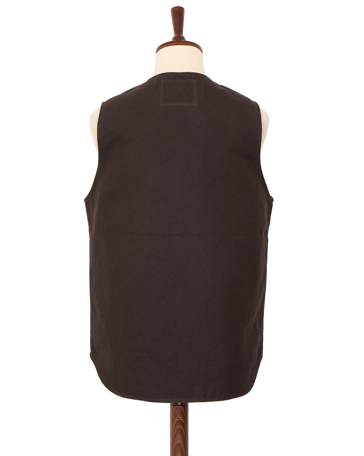 Indigofera Iconic Vest, Smithson Canvas, Brown - Image 4