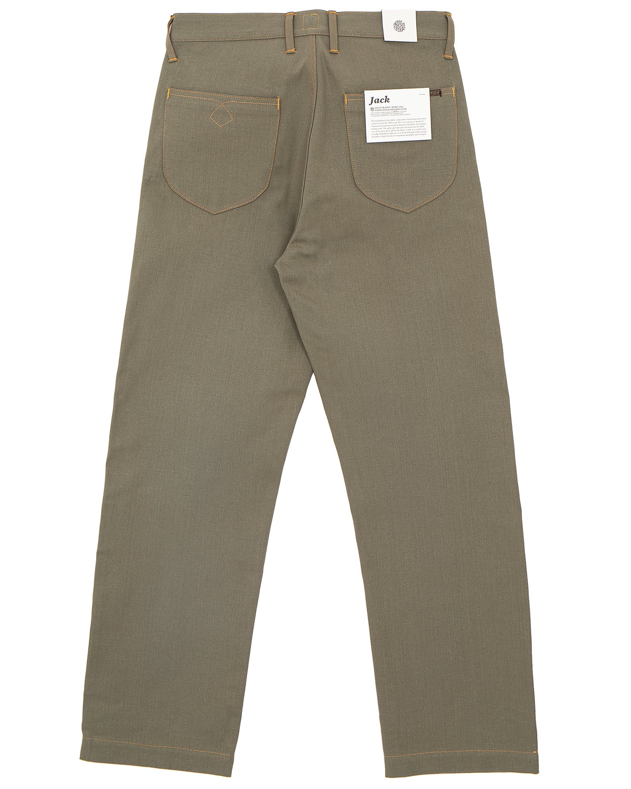Indigofera Jack Pants, Yarn Dyed Heavy Oxford - Image 2