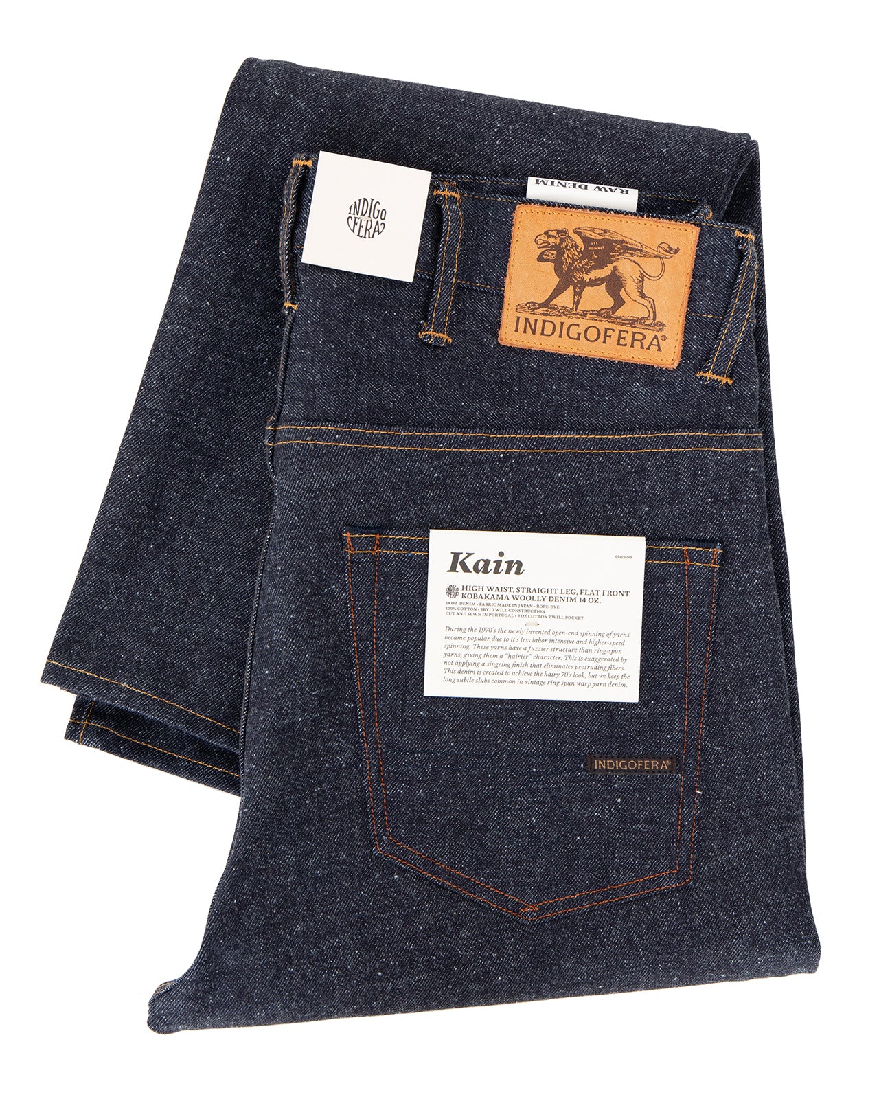 Indigofera Kain Jeans, Kobakama Wolly Denim - Image 5