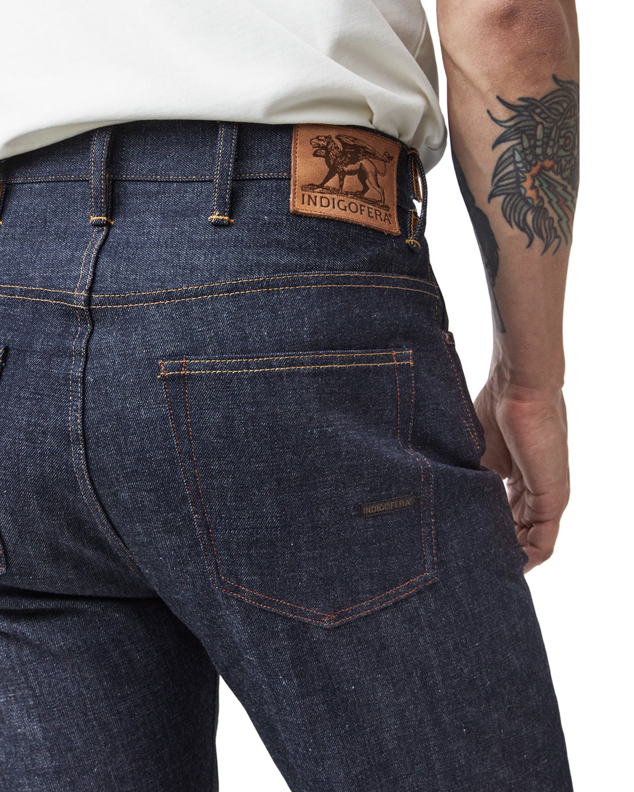 Indigofera Kain Jeans, Vintage 70s Denim - Image 5
