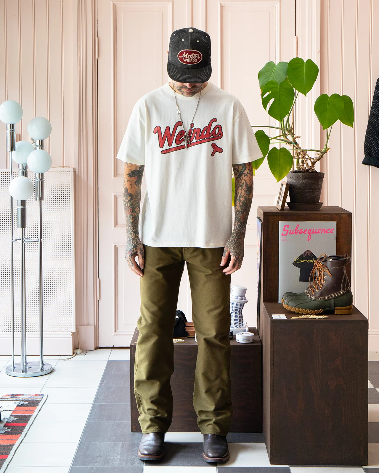 Indigofera Kirk Pants, Bedford Dark Olive - Image 4
