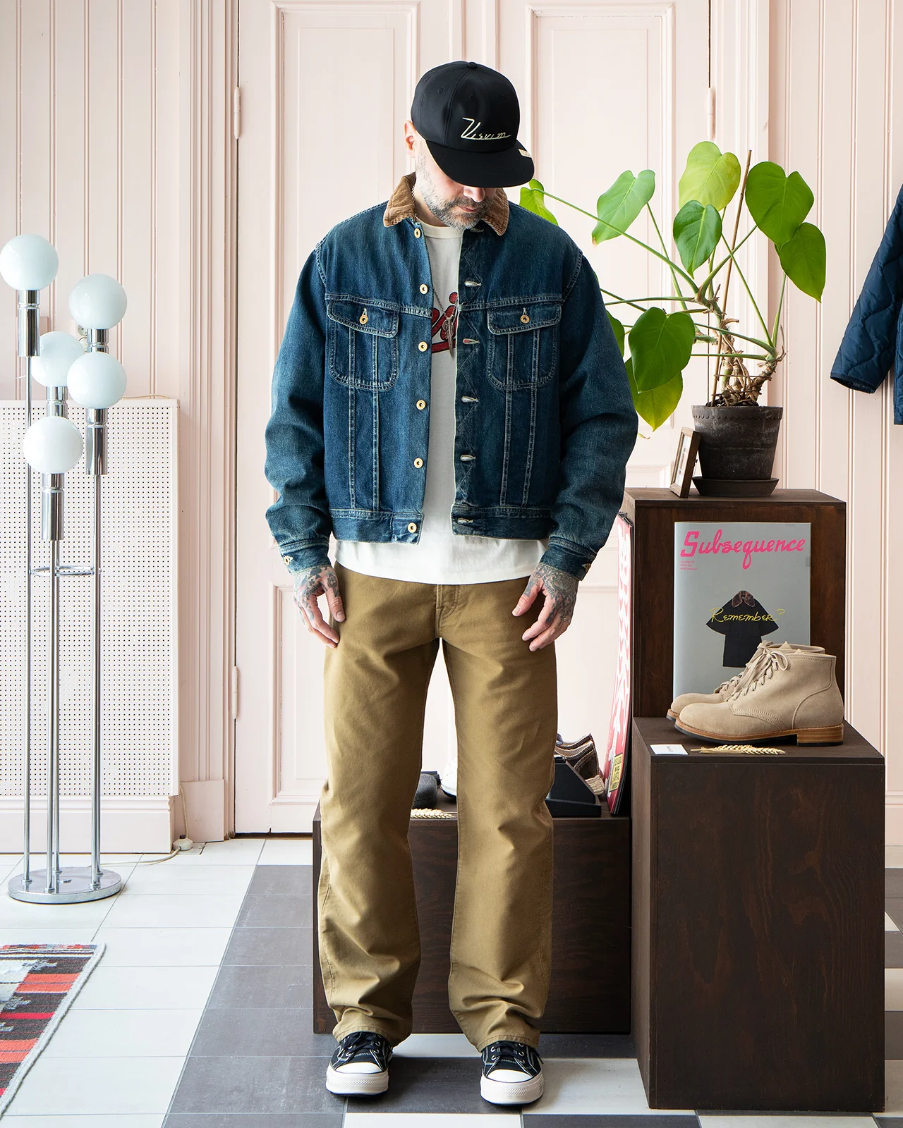 Indigofera Kirk Pants, Bedford Khaki Beige - Image 2