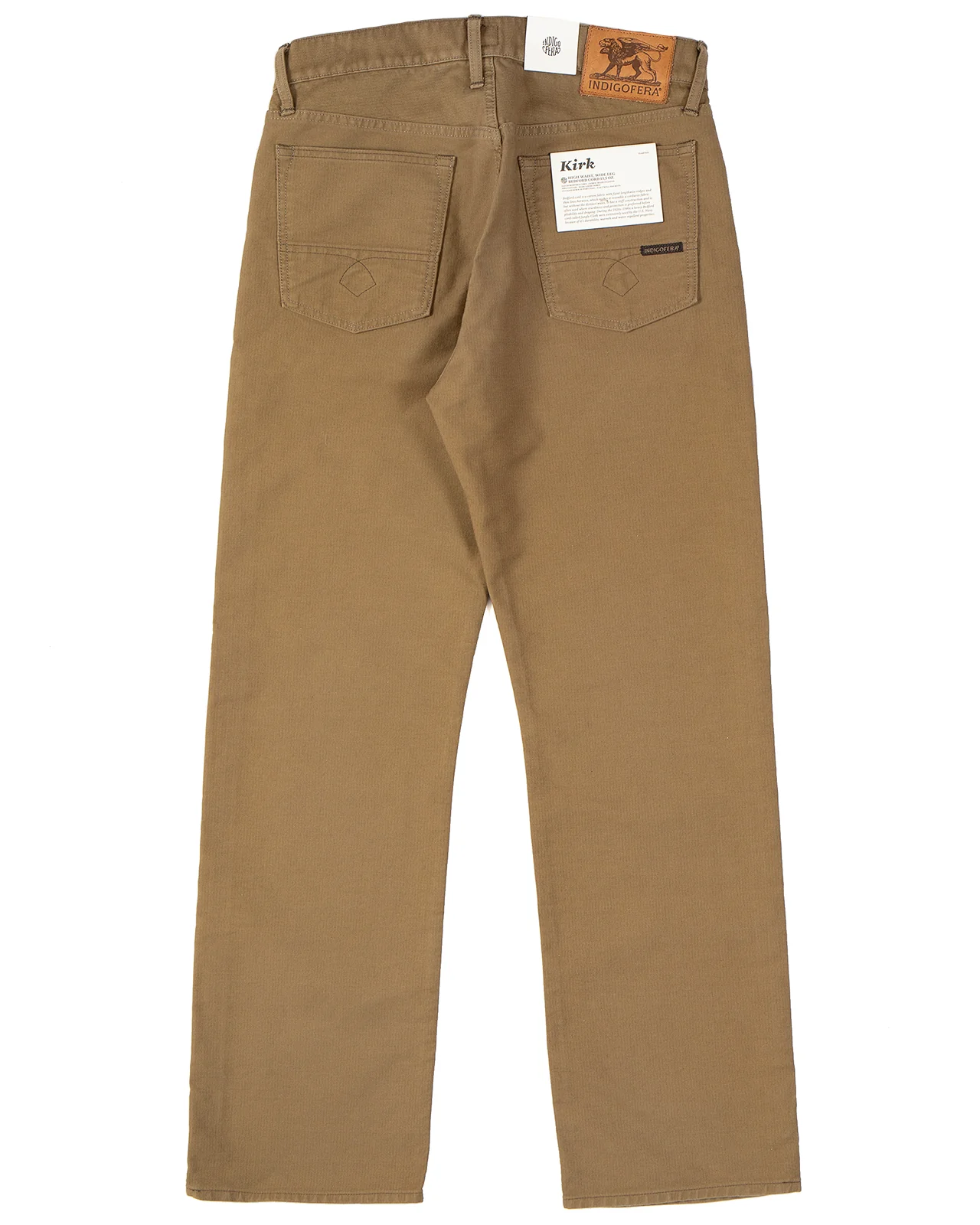 Indigofera Kirk Pants, Bedford Khaki Beige - Image 3