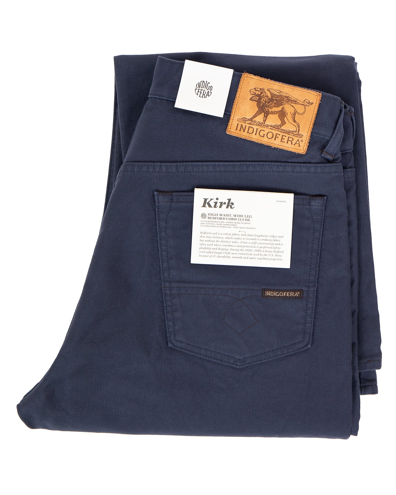 Indigofera Kirk Pants, Bedford Navy - Image 4