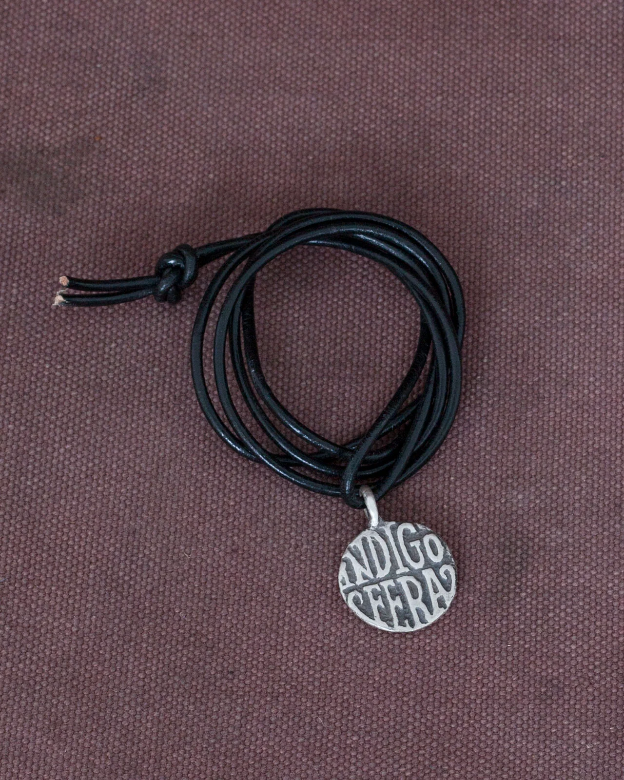 Indigofera Logo Silver Necklace - Image 2