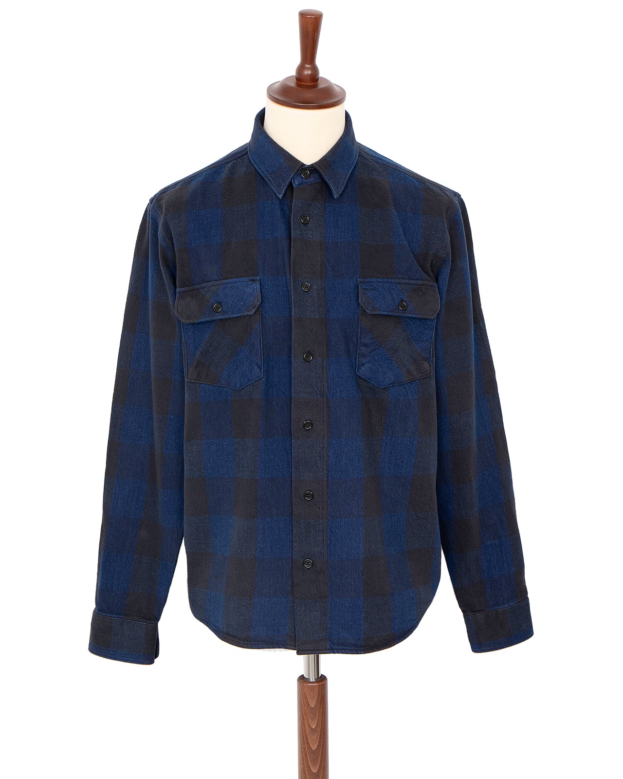 Indigofera Norris Shirt, Black / Indigo