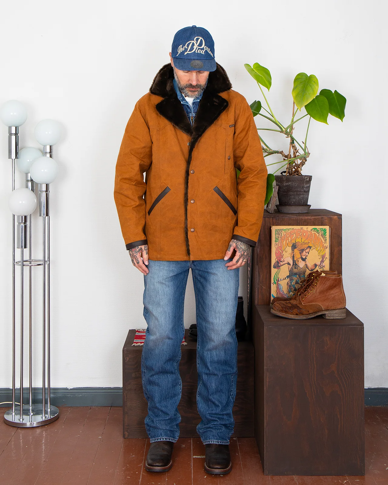 Indigofera Ranch Jacket, Coated Cotton Canvas - Image 2