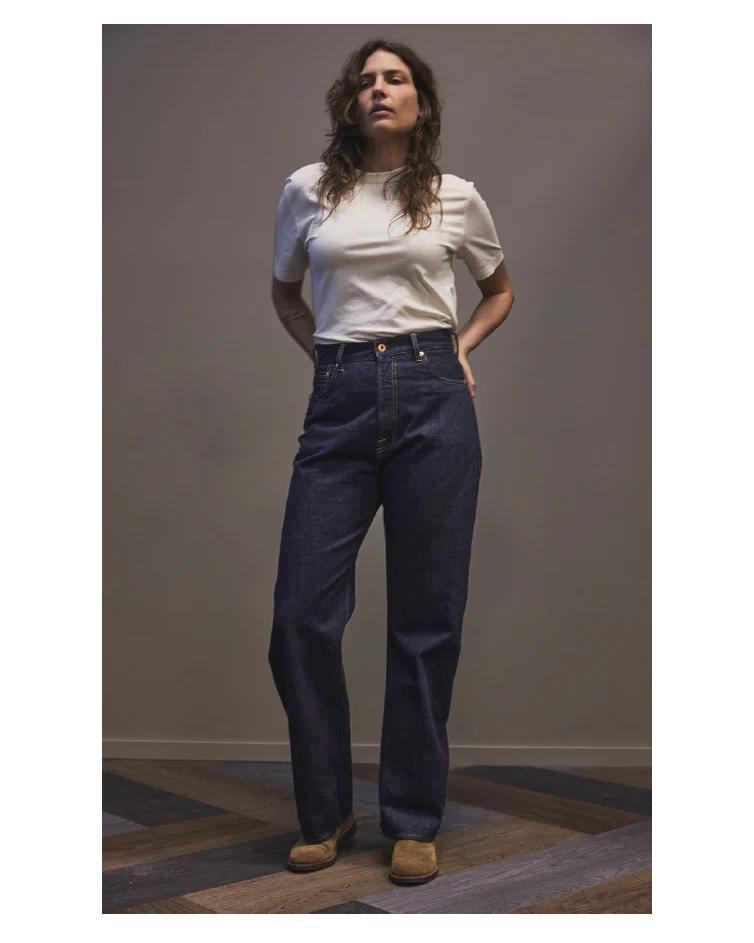 Indigofera Roslyn Jeans, Vintage 70's Denim, Rinse - Image 5
