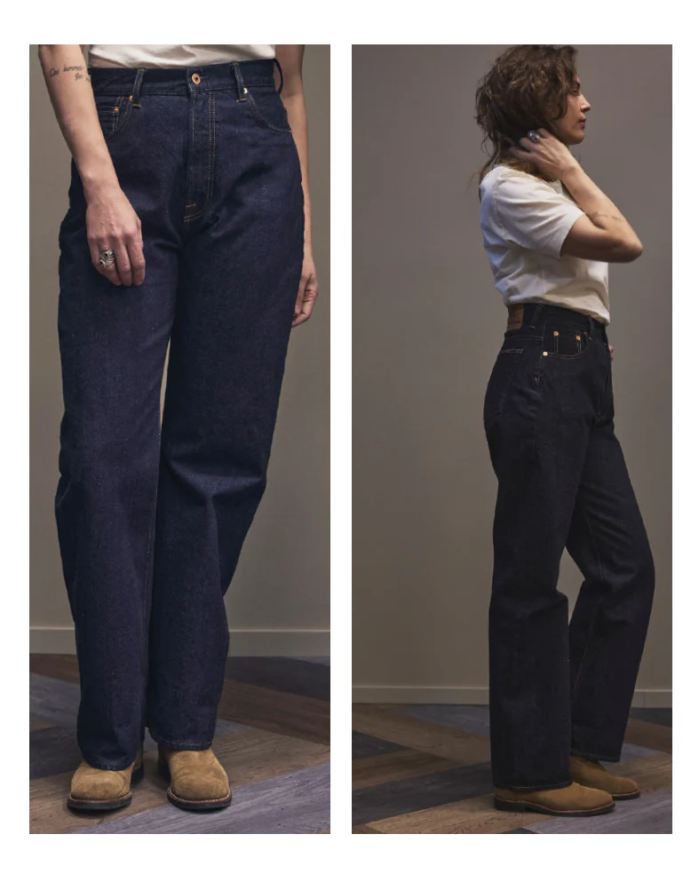 Indigofera Roslyn Jeans, Vintage 70's Denim, Rinse - Image 6