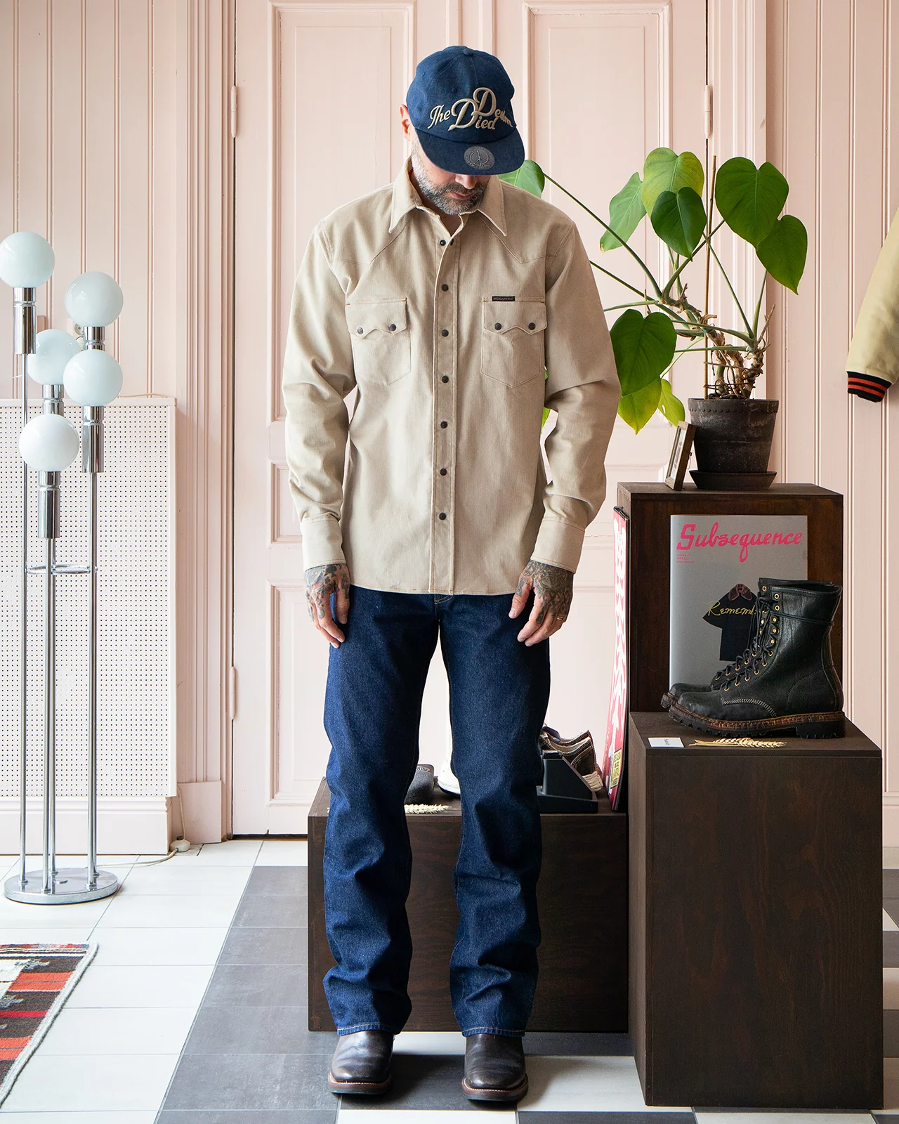 Indigofera Ryman Corduroy Shirt, White - Image 2