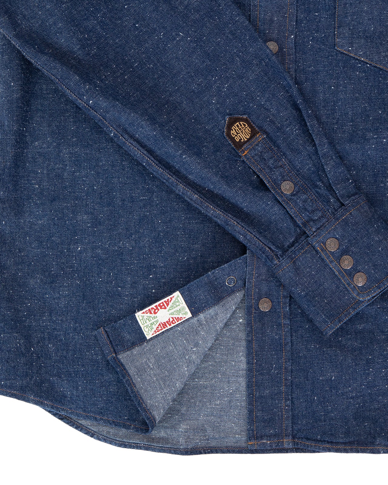 Indigofera Ryman Denim Shirt, Neppy Indigo - Image 4