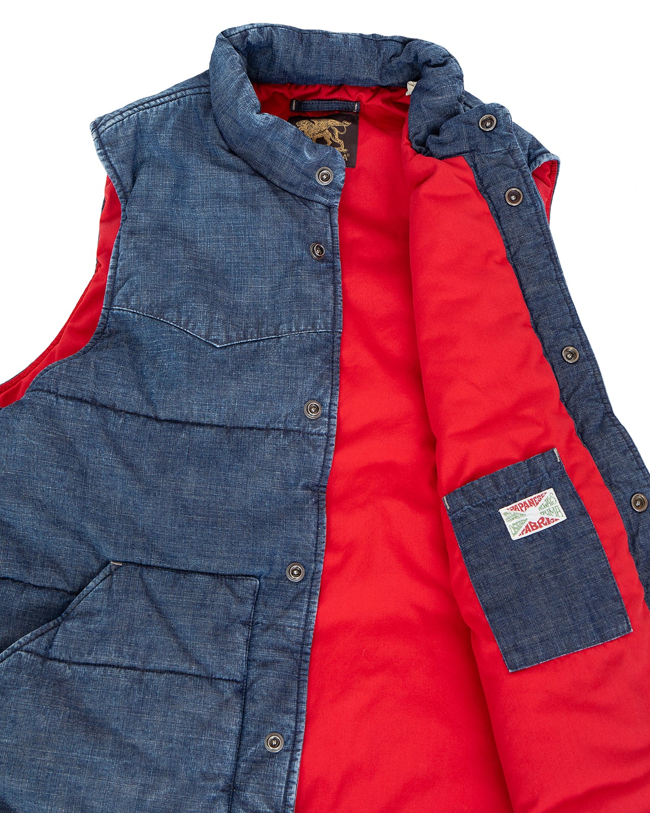 Indigofera Stosh Vest, Mil Chambray - Image 4