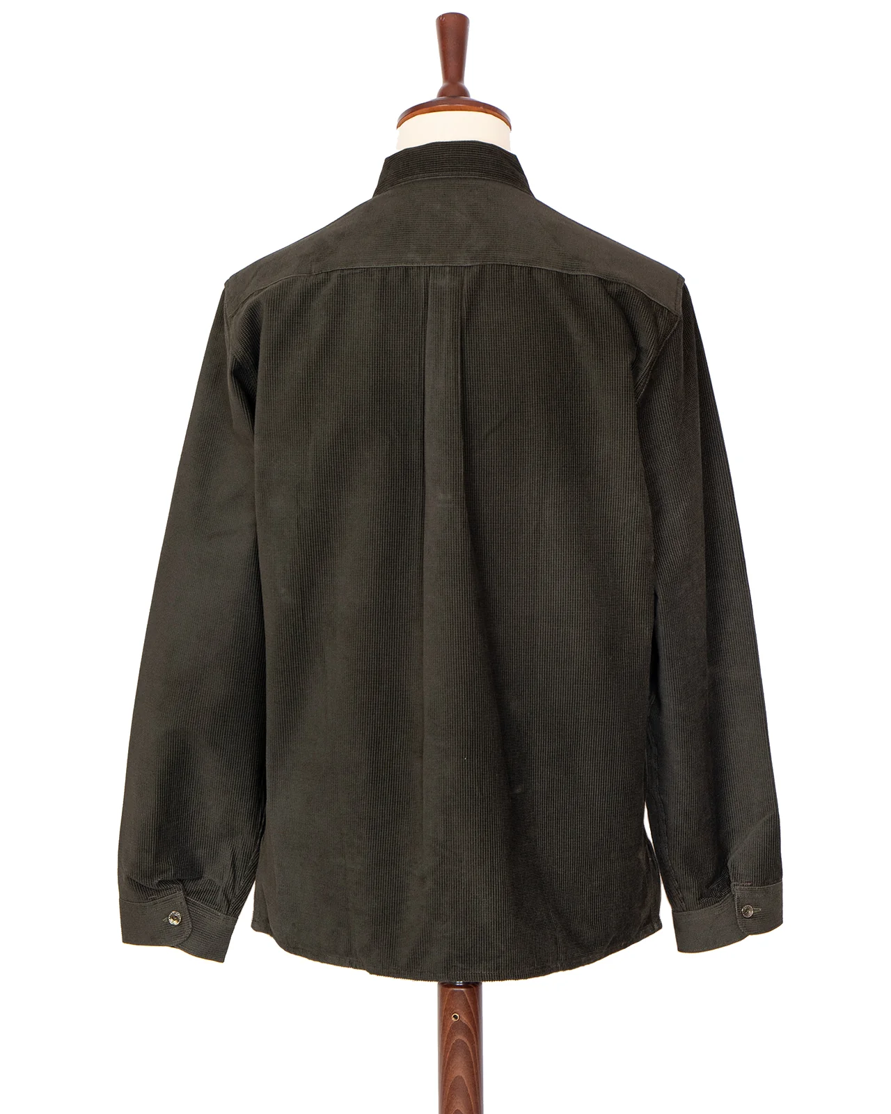 Indigofera Webster Shirt, Square Corduroy, Dark Green - Image 4