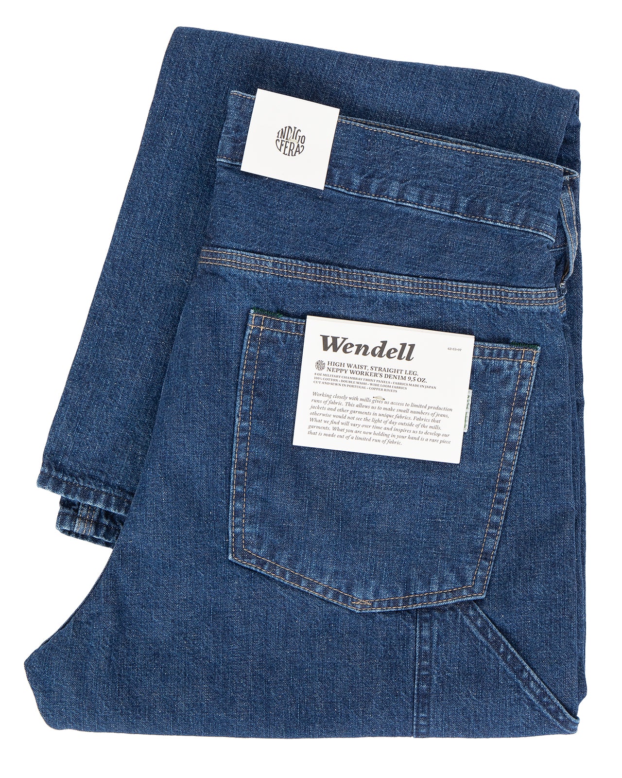 Indigofera Wendell Pants, Military Chambray / Neppy Workers - Image 5