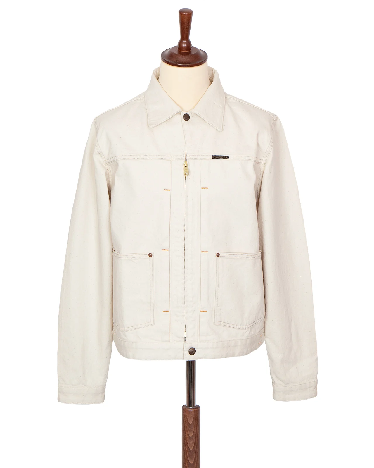 Indigofera Wibaux Jacket, Broken Twill Ecru