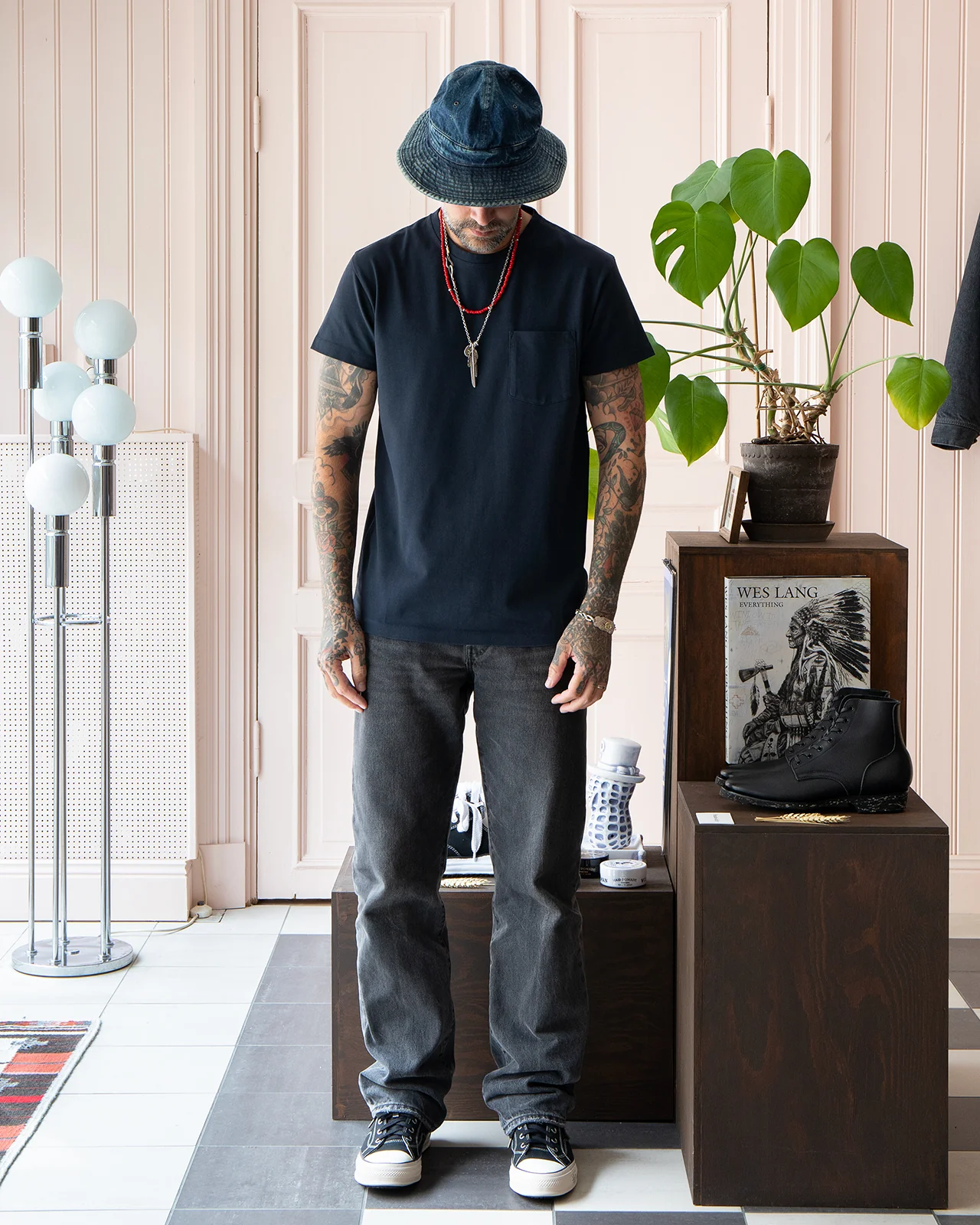 Indigofera Wilson T-Shirt, Argosy Blue - Image 2