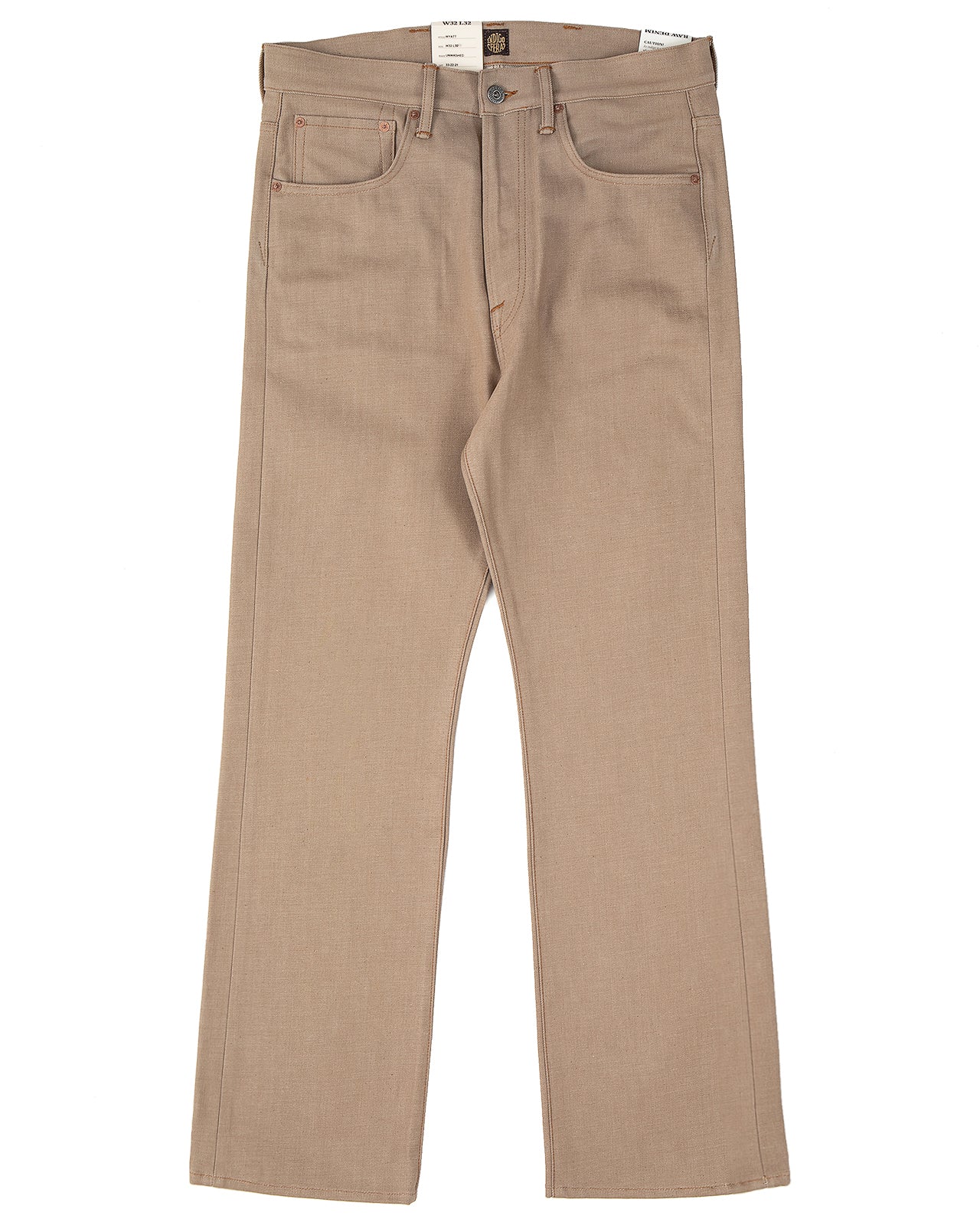 Indigofera Wyatt Jeans, Khaki Dusk Denim
