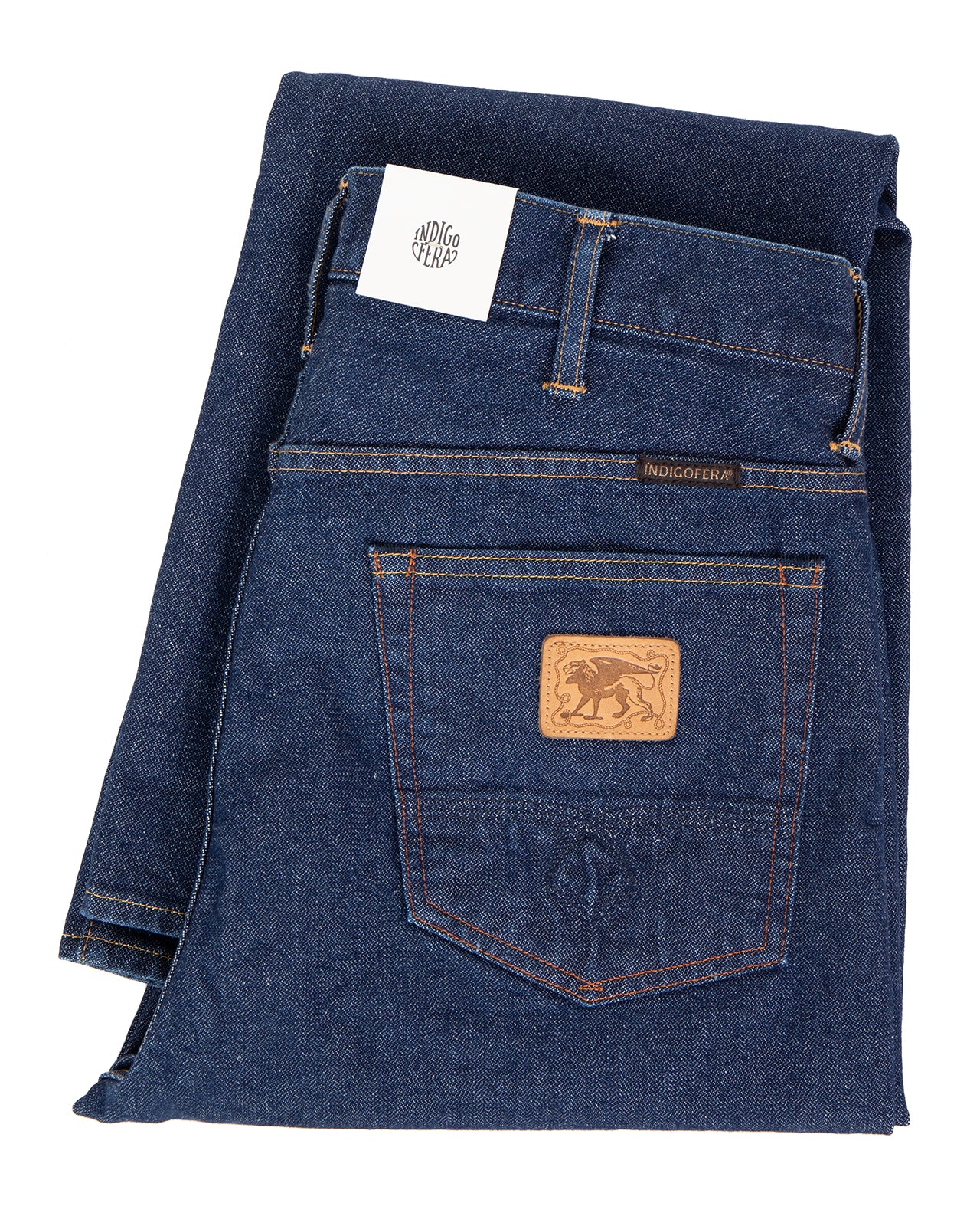 Indigofera Wyatt Jeans, Uneven Broken Twill Rinsed - Image 5