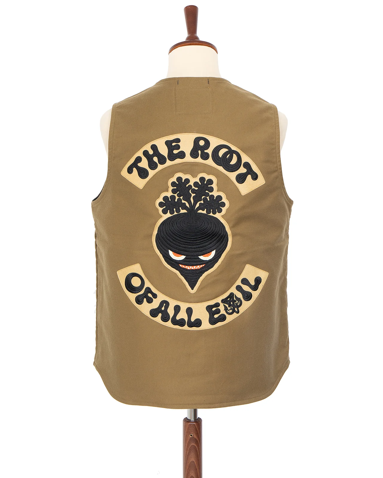 Indigofera x Björn Atldax, Iconic Vest, Bedford Cord, Root of All Evil