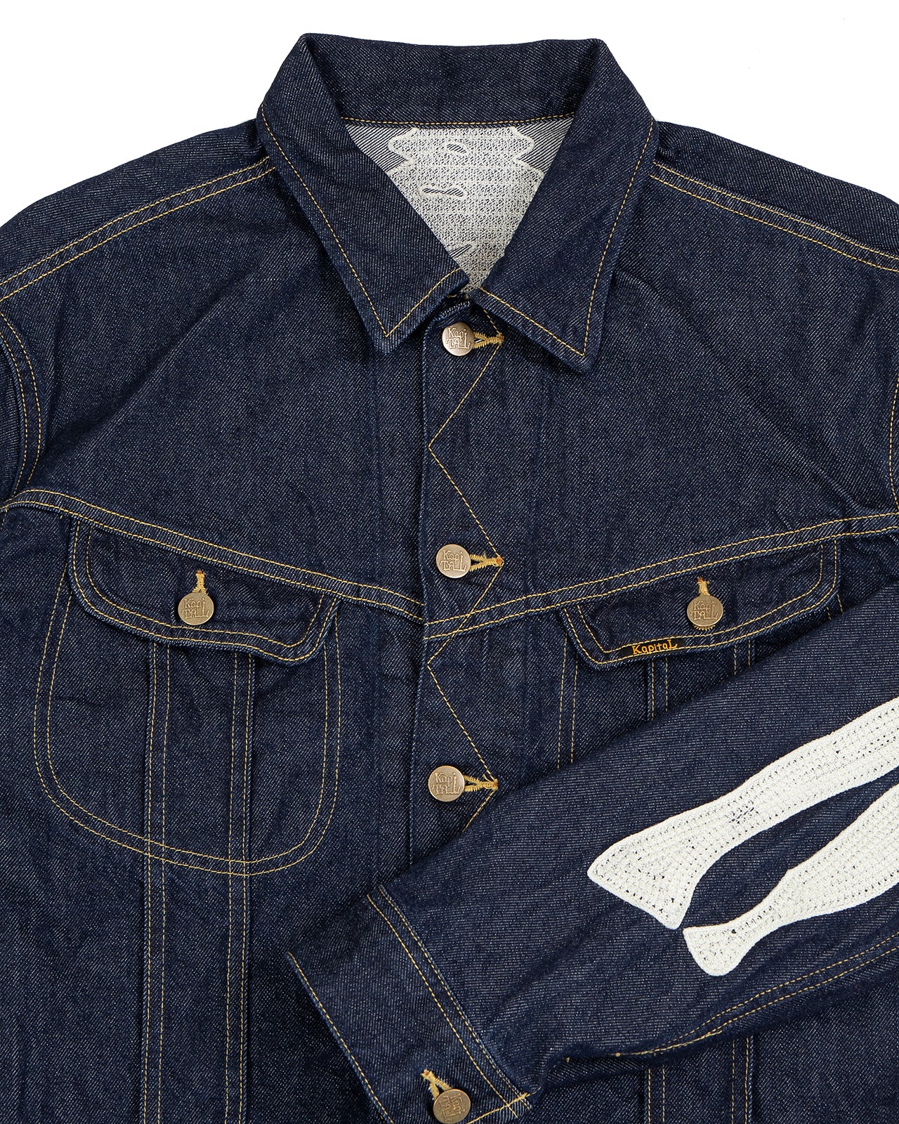 Kapital 11.5oz Denim Mexican Tuxedo Westerner - Image 4