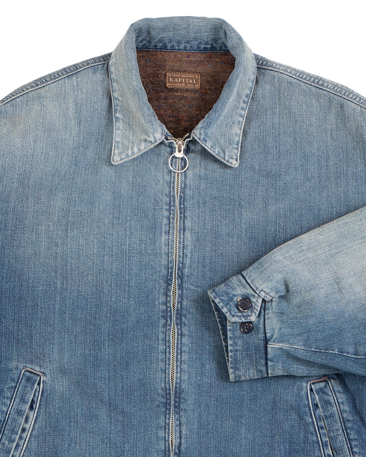 Kapital 12oz Denim Hacksaw Drizzler Jacket - Image 5