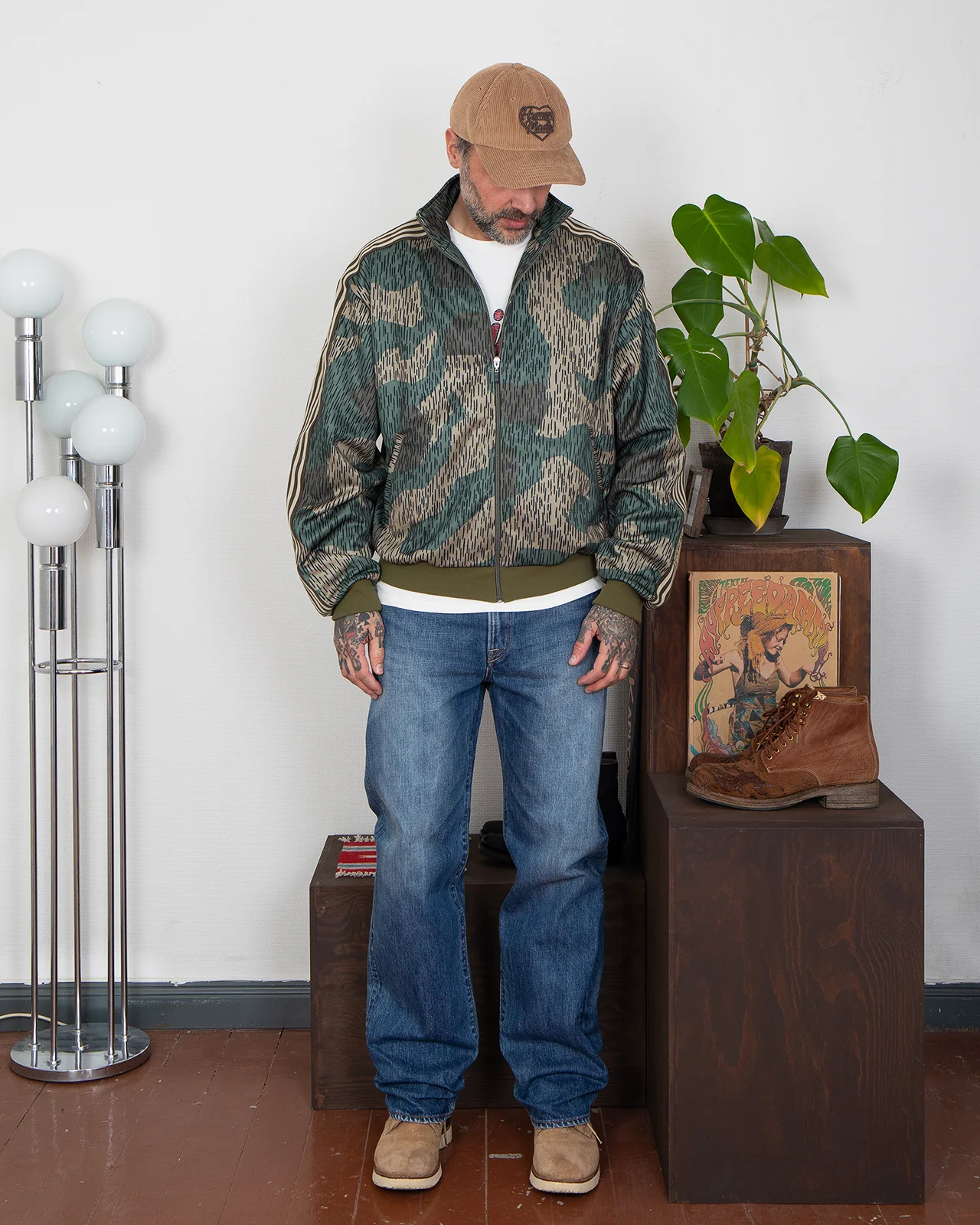 Kapital 13,5oz Zimbabwe Denim 5P Monkey TH, ZIP Version - Image 2