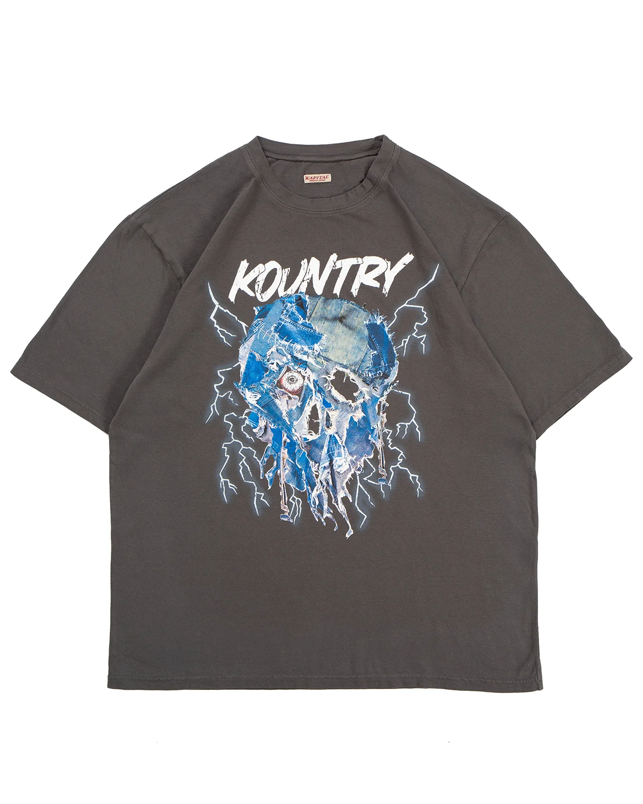 Kapital 20/-Jersey Crew T (Denim Face)